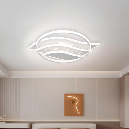 LED похот на Jarria 52W дистанционно управление, студ/горещ/неутрален/RGB светлина, бял, бял