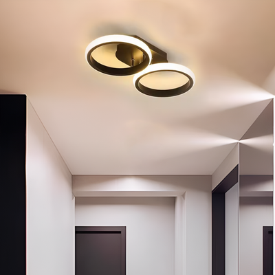 LED LED Elio Celio, 16W, 2 кръга, студена/гореща/неутрална светлина, черно