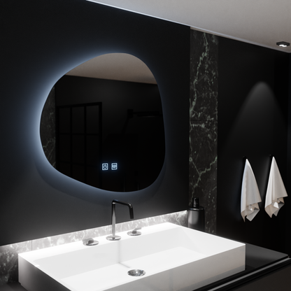Органично LED огледало 60x60cm - Duna Touch Deframe Dimable System