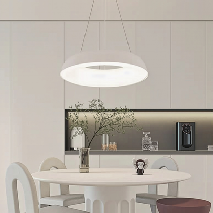 LED полилей, окачен с дистанционно управление на Киара, 74W, студена/гореща/неутрална светлина, нестабилна, бяла