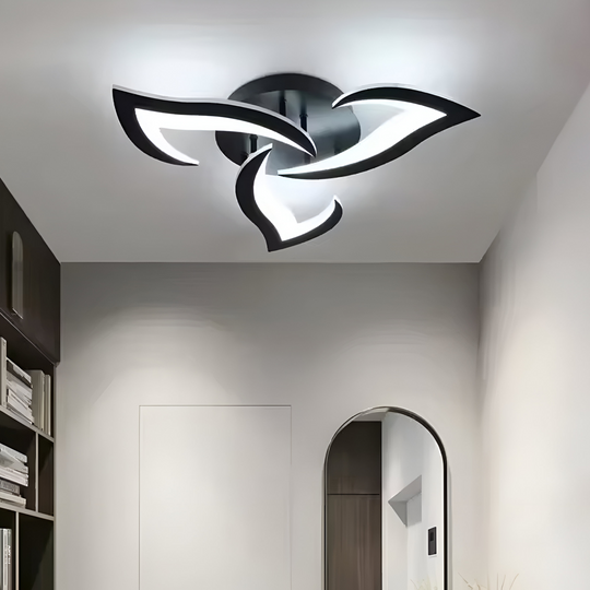 LED полилей с дистанционно управление LT660/3BK, 3 елемента, 32W, светлина 3000/4000/6000K, черен, регулируема височина LED полилеи с дистанционно управление Заглавие по подразбиране Alessandro Design
