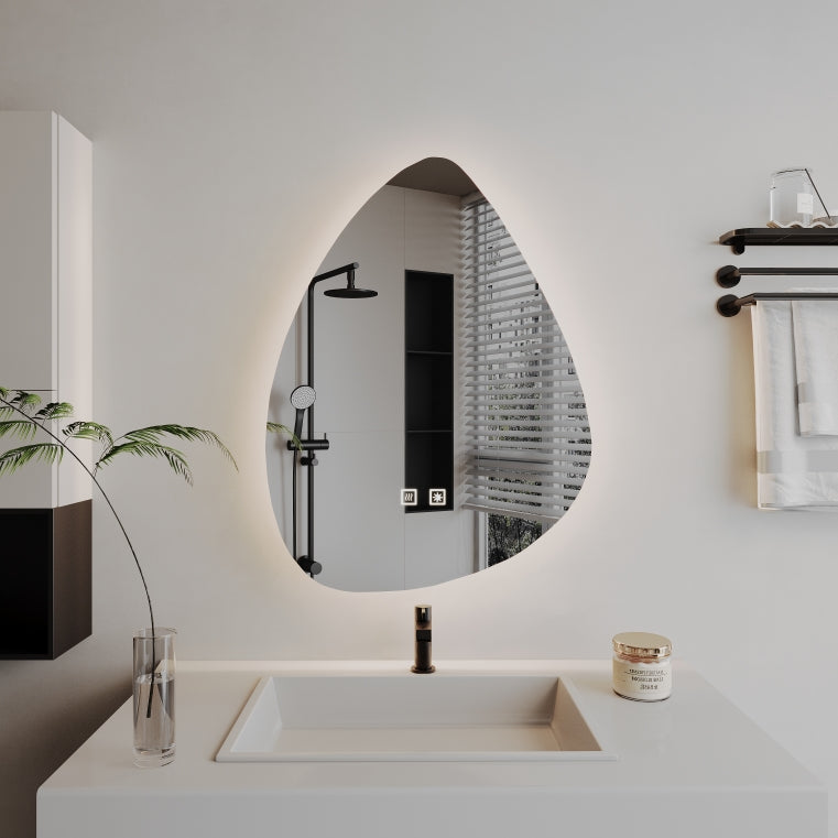 Неправилно LED огледало, Demist, 50x70cm, Z001 Basic Touch