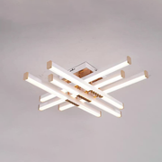 LED полилей с дистанционно управление LT178/6WH, 84W, 6 елемента, студена/топла/неутрална светлина, димируем, бял