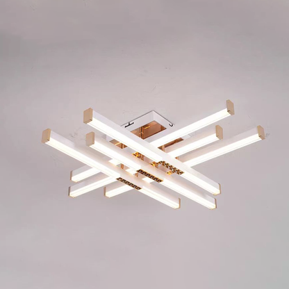 LED полилей с дистанционно управление LT178/6WH, 84W, 6 елемента, студена/топла/неутрална светлина, димируем, бял