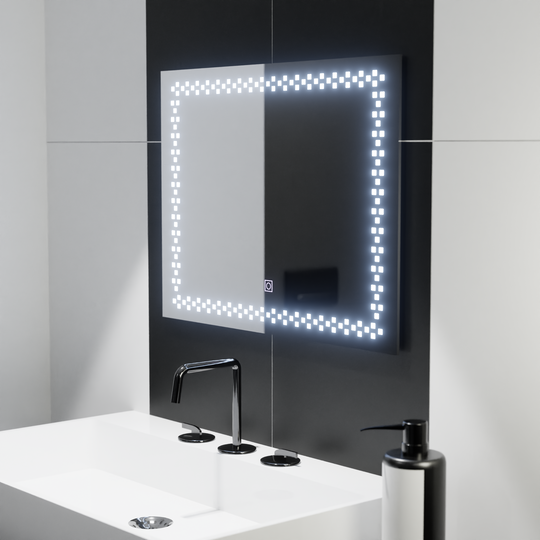 Правоъгълно LED огледало 80x60cm Stella Basic Touch Mirrors Korman C Заглавие по подразбиране Alessandro Design