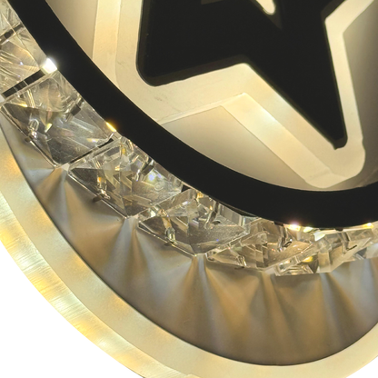 Прилагайте LED Hadley 24W черно бяло