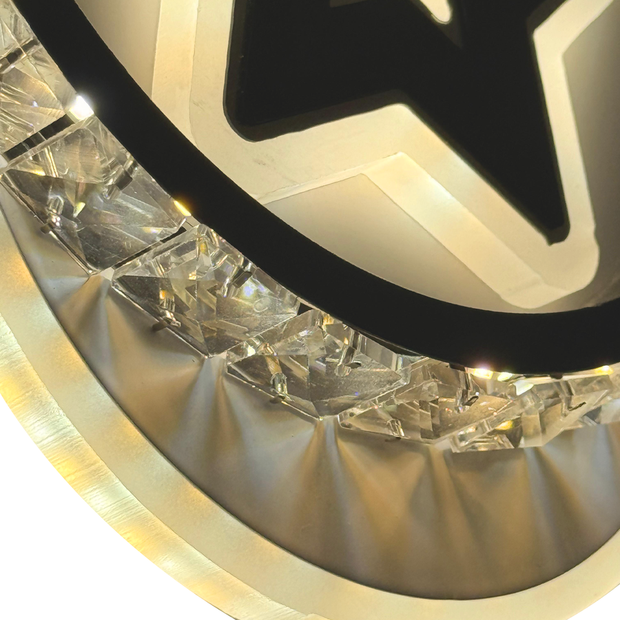 Прилагайте LED Hadley 24W черно бяло