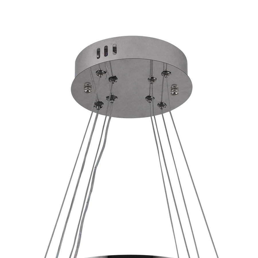 LULUS LED кристал с дистанционно управление със сребърен Latifah 118W