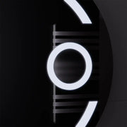 Кръгло светодиодно огледало, 60 см, Visio Motionglow Marcello, система за размразяване, часовник и термометър, козметична лупа, подражаема