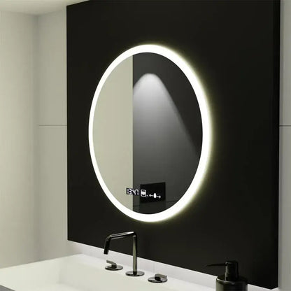Огледален светодиод кръг 50см Giulia Sensor Motionglow Marcellow System Debrosting Clock & Dimable Thermometer