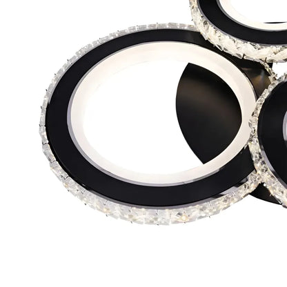 Marina LED LED с дистанционно управление, 68W, химируем, акрил и кристал, черно