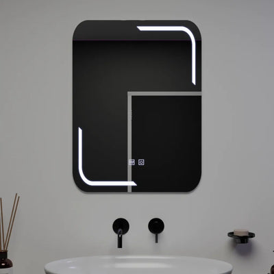 Правоъгълно LED огледало, 60x80cm, Touch Ulrich, заместник -система