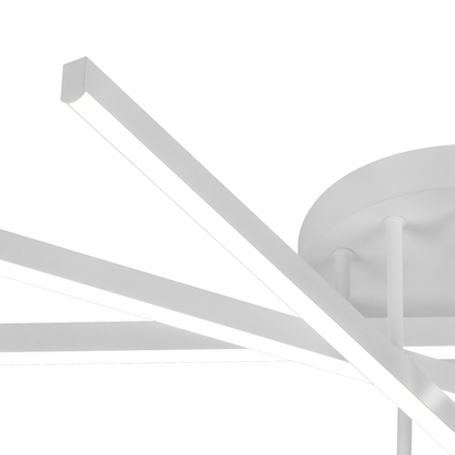 LED полилей с дистанционно управление GIO, 65 W, 5 елемента, студена/хладна/неутрална светлина, димируем, бял