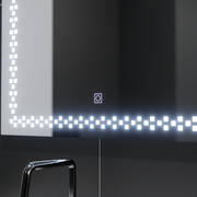Огледално светодиодно правоъгълно 80x60cm Stella basic touch