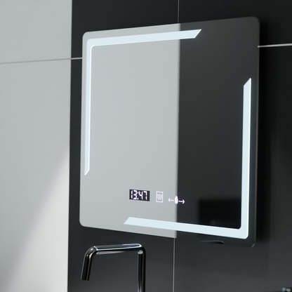 Огледало LED правоъгълен 80x60cm Rayonnement Motionglow Marcelow System Sistabiles & Daim Thermometer