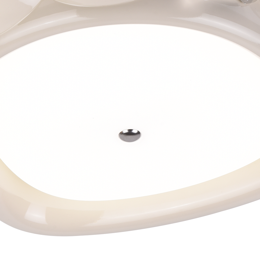 LED LED SOFIA, 34W, зелен акрил, месец и звезда, 3000K/4000K/6000K