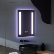 Правоъгълно LED огледало, 50x70cm, C206S/50X70 Touch, Demister System, Dimable