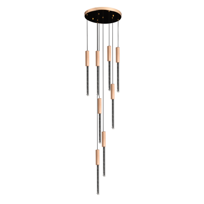 CHANDELIER CRYSTAL LED 60W Истински диаметър 60см злато