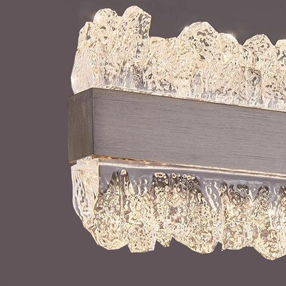 Окачен LED полилей с дистанционно управление NIVALIS 56W, Дължина 120см, Студена/Топла/Неутрална светлина, Димиране, Регулиране на височината, Златист