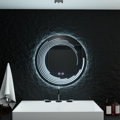 Огледален светодиод кръг 70 см LIRA VERITà Touch Dimable Defrition System