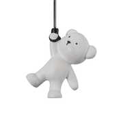 LED полилей URSULETI CP210 Globe 15 см, височина 47 см, 1xE27, окачен, метал и акрил