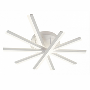 LED полилей с дистанционно управление ZOE, 67W, Студена/Топла/Неутрална светлина, Димируем, Бял