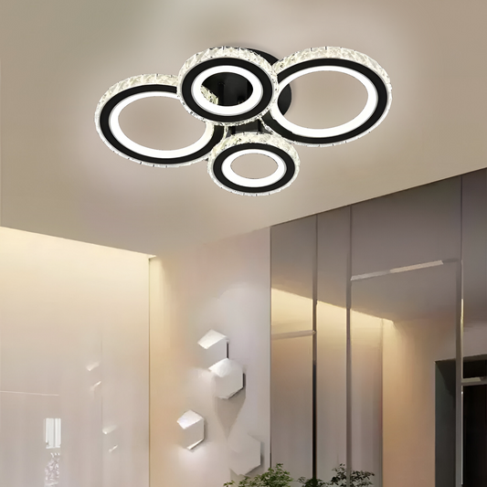 Marina LED LED с дистанционно управление, 68W, химируем, акрил и кристал, черно