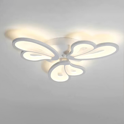 LED похот с дистанционно управление на Blossom, 43W, 3 венчелистчета, студ/гореща/неутрална светлина, нестабилна, бяла