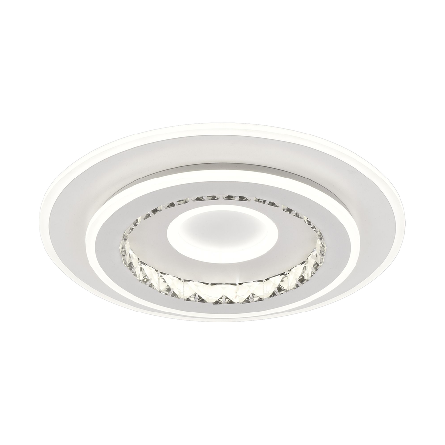 LED LED LED 70W, диаметър 40 см, студена/гореща/неутрална светлина, бяло