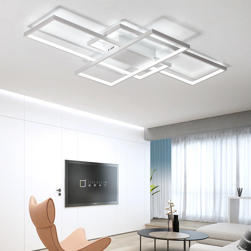 LED полилей с дистанционно управление Landyn 71W, студена/гореща/неутрална светлина, нестабилна, бяла