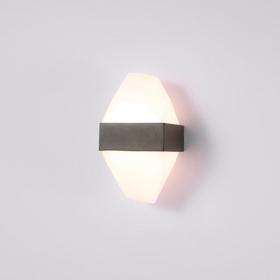 Нанесете екстериор LED Kennedy 12W черно и бяло