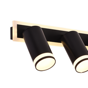 LED LED ELLEN 46W Студен/горещ/неутрален регулируем акрилен и черен метален проектор