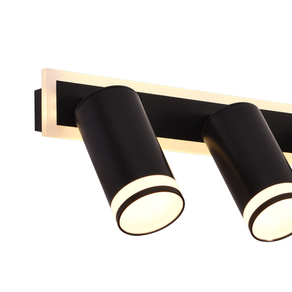 LED LED ELLEN 46W Студен/горещ/неутрален регулируем акрилен и черен метален проектор