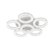 LED LED FREJA с дистанционно управление, 90W, 3000K/4000K/6000K, по -ниска, бяла, кристали