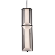 Окачен LED полилей с дистанционно управление 48W, LM511/2BK, регулируема височина, топла/студена/неутрална светлина, черен, метал