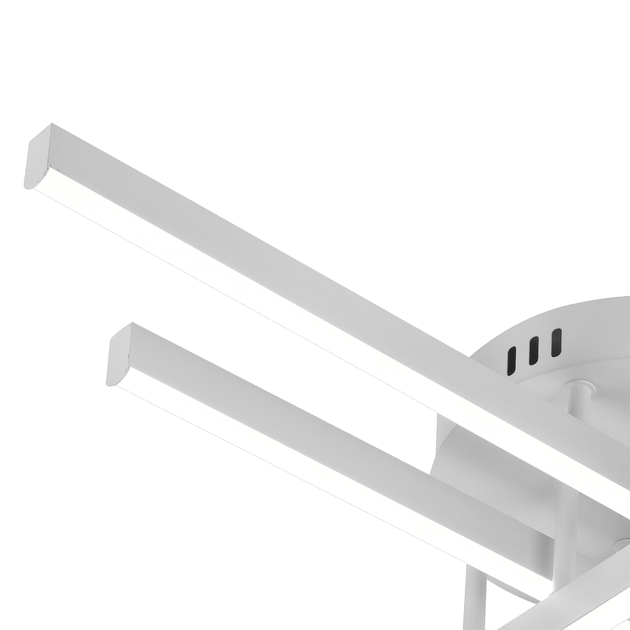 LED полилей с дистанционно управление GIO, 54 W, 4 елемента, студена/хладна/неутрална светлина, димируем, бял