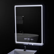 Правоъгълно светодиодно огледало, 60x80см, Wizz Sensor Motionglow Marcello, система за размразяване, часовник и термометър, размирен