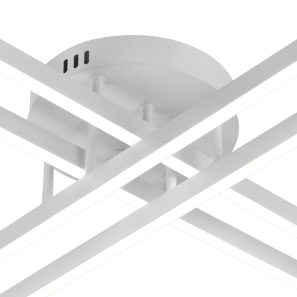 LED полилей с дистанционно управление GIO, 54 W, 4 елемента, студена/хладна/неутрална светлина, димируем, бял