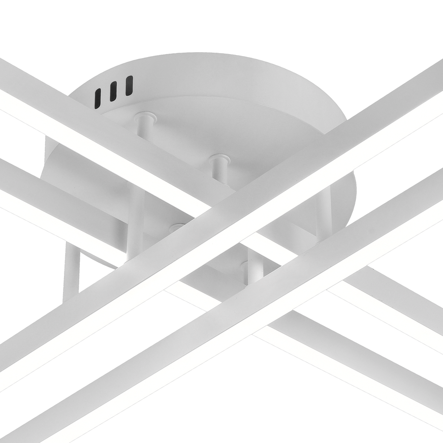 LED полилей с дистанционно управление GIO, 54 W, 4 елемента, студена/хладна/неутрална светлина, димируем, бял