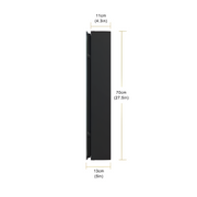 Шкаф на Хелена с LED огледало DBP120 75x70 бяло