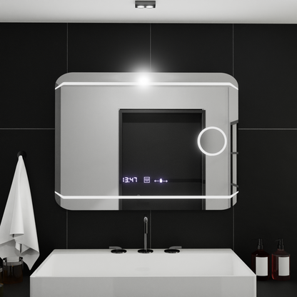 Правоъгълно светодиодно огледало, 80x60см, Motionglow Marcello Stile
