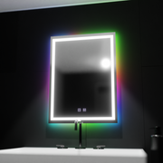 Mirror LED rectangular 60x80cm, spectrum touch, RGB, disabling system