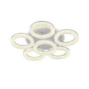LED LED FREJA с дистанционно управление, 90W, 3000K/4000K/6000K, по -ниска, бяла, кристали