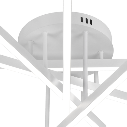 LED полилей с дистанционно управление GIO, 65 W, 5 елемента, студена/хладна/неутрална светлина, димируем, бял