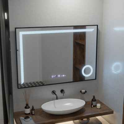 Светодиоден сензор Motionglow Sofia Sensor с функция за размразяване на размразяване 110x65 cm топло/студено/неутрална слаба светлина, розово злато Brudhed, Marcello Funghi Collection