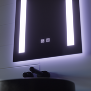 Правоъгълно LED огледало, 50x70cm, C206S/50X70 Touch, Demister System, Dimable