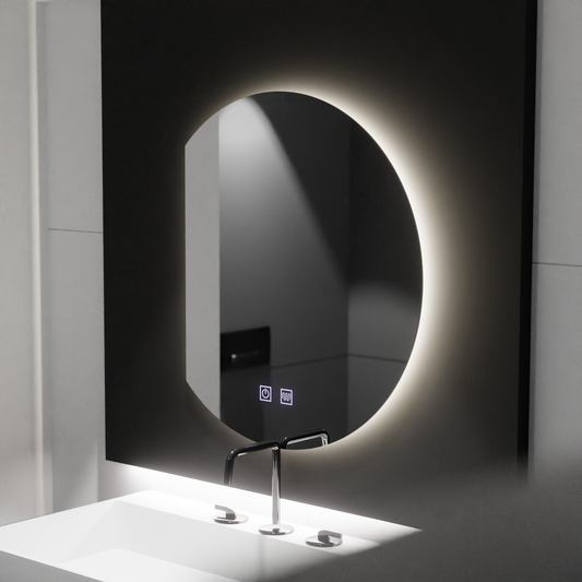 54x60 Semiluna LED огледало - Arcana Touch Dimabil System System