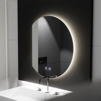 54x60 Semiluna LED огледало, Touch Arcana, система за размразяване, подражаема