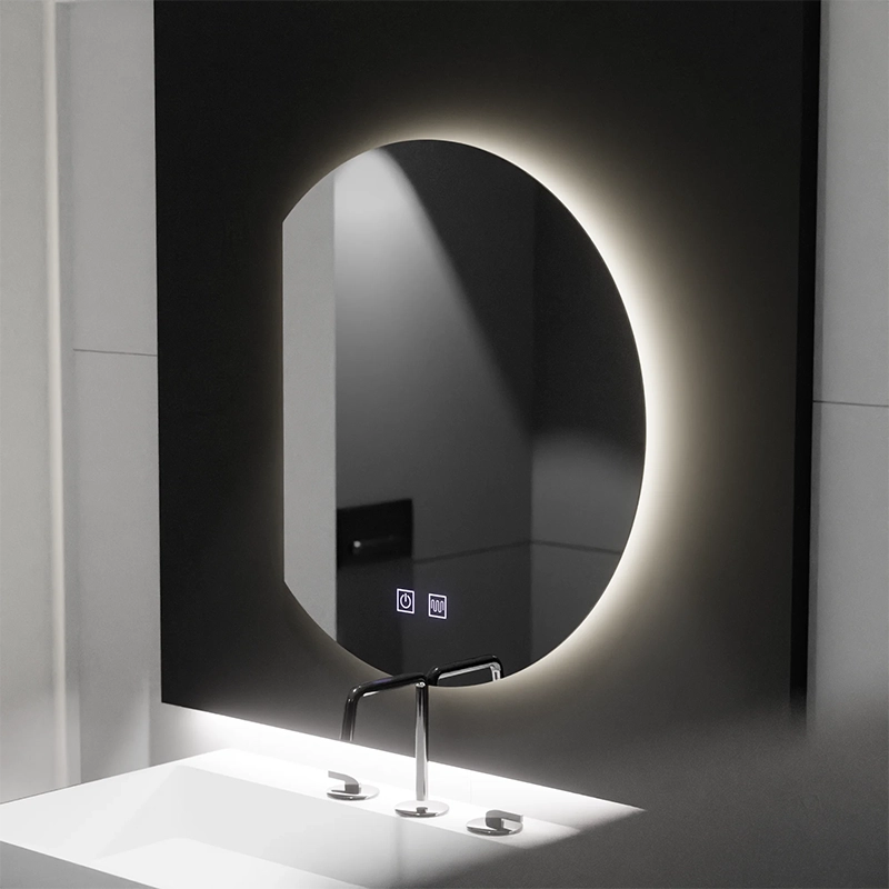 54x60 Semiluna LED огледало, Touch Arcana, система за размразяване, подражаема