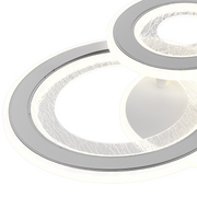 LED LED квадрат 36W, 3 кръга, студена/гореща/неутрална светлина, бяла
